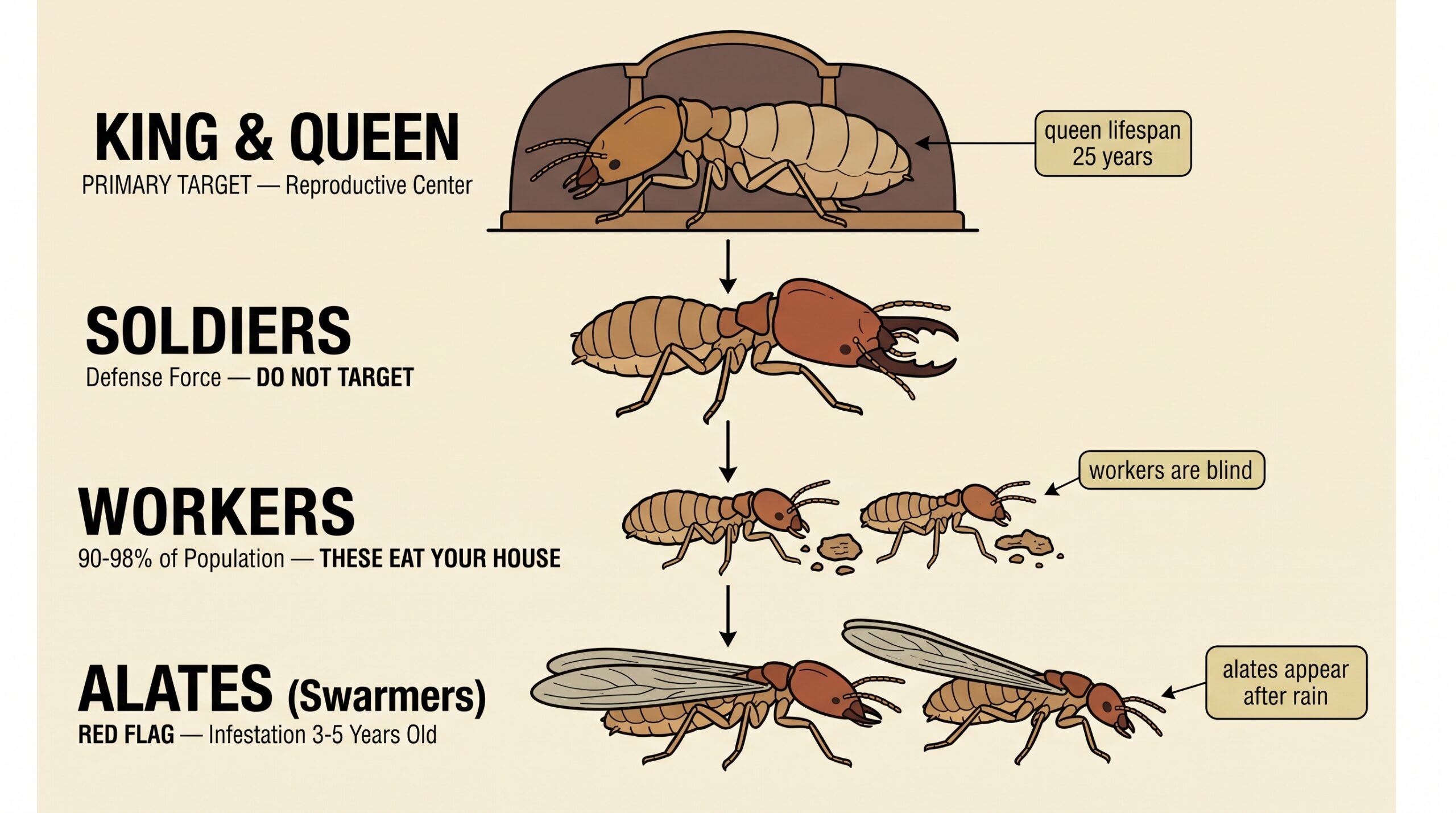 Termite Caste Structure