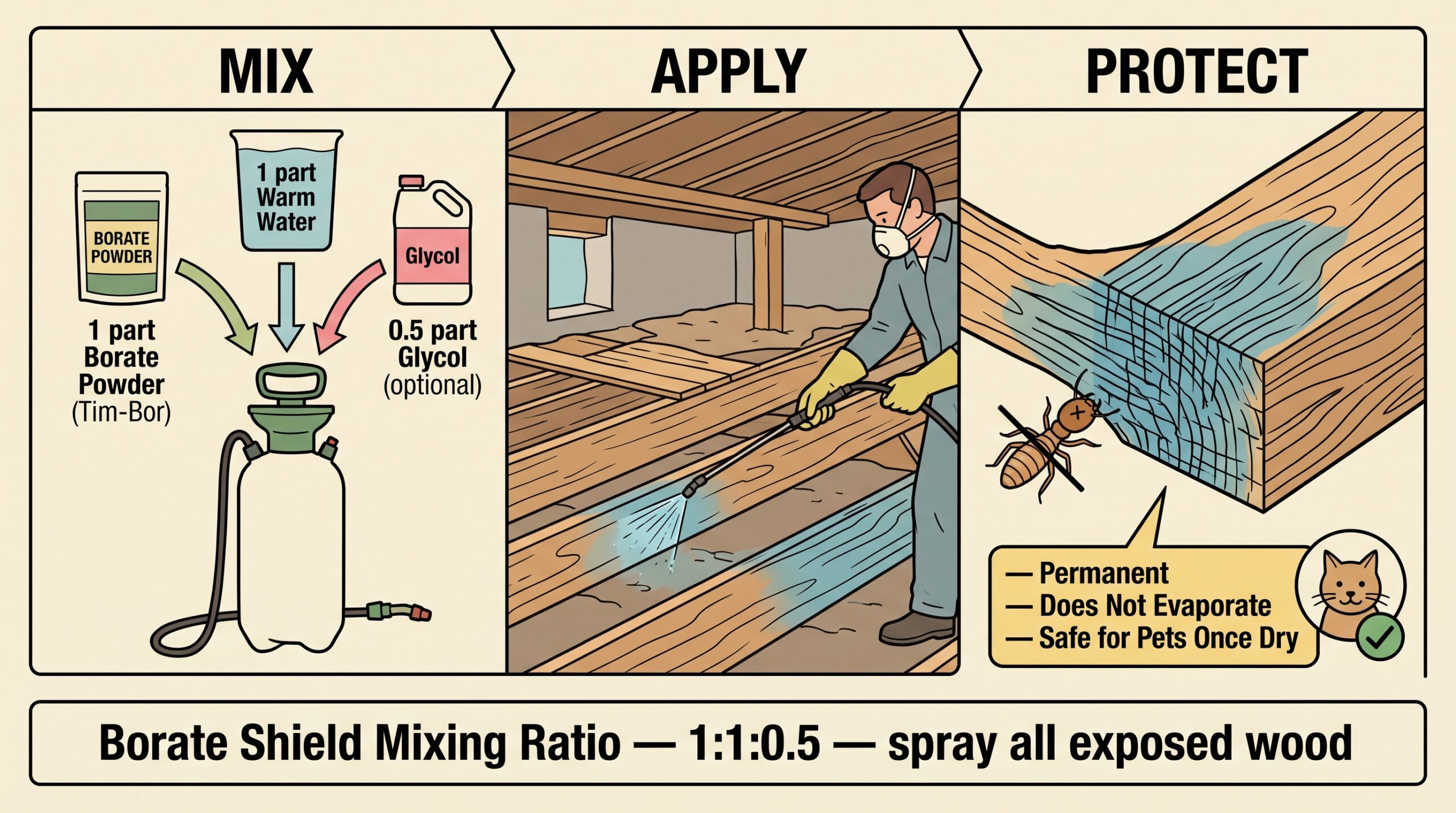 Borate Shield Application